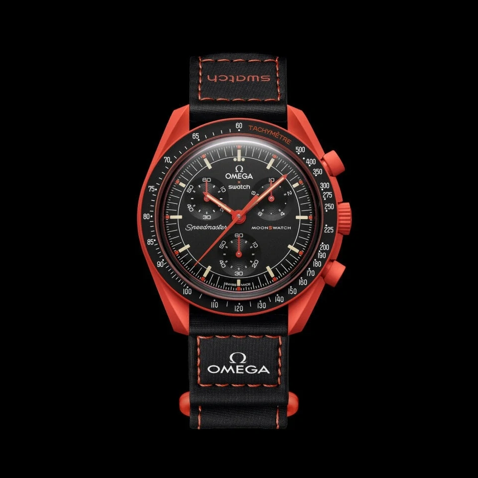 Omega Swatch MISSION ON EARTH - LAVA SO33O100