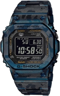 Pánské hodinky Casio G-Shock GMW-B5000TCF-2ER Titanium Blue Camouflage