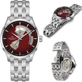 Pánské hodinky Hamilton Jazzmaster Open Heart Auto H32675170