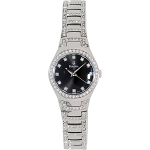 Bulova Crystal 96L170 Silver