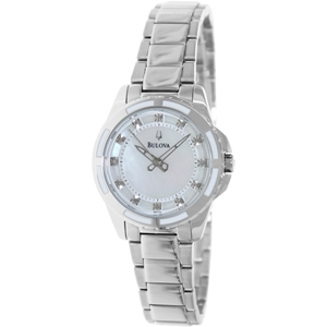 Bulova Diamond 96P144 Silver