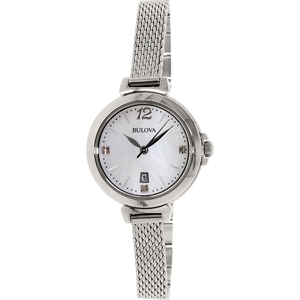 Bulova Diamond 96P150 Silver