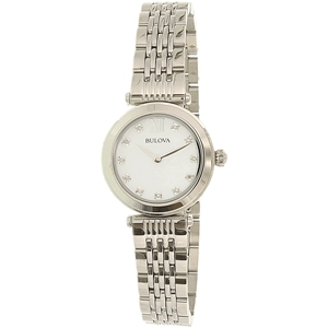 Bulova Diamond 96P167 Silver