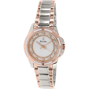 Bulova Diamond 98P134 Silver