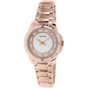 Bulova Diamond 98P141 Rose Gold