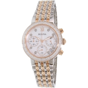 Bulova Diamond 98R215 Rose Gold