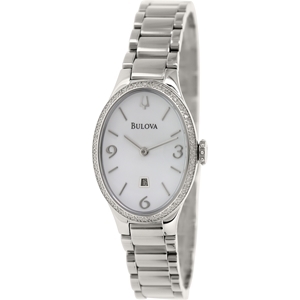 Bulova Diamond Gallery 96R192 Silver