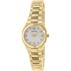 Bulova Diamond Gallery 97P109 Gold